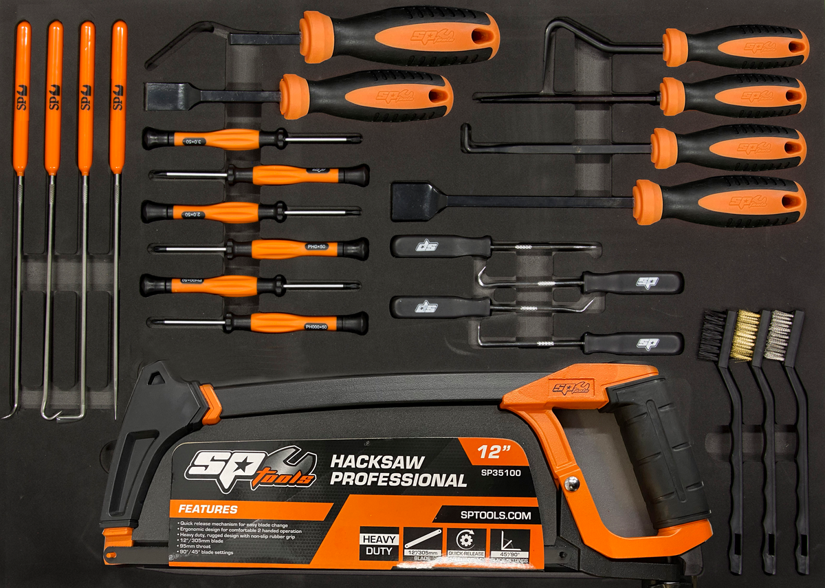 EVA Foam inlays sets gevuld Toolsservice