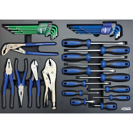 SP Tools Tech Series gevulde topkist 334-delig – Diamond Black, foto 5