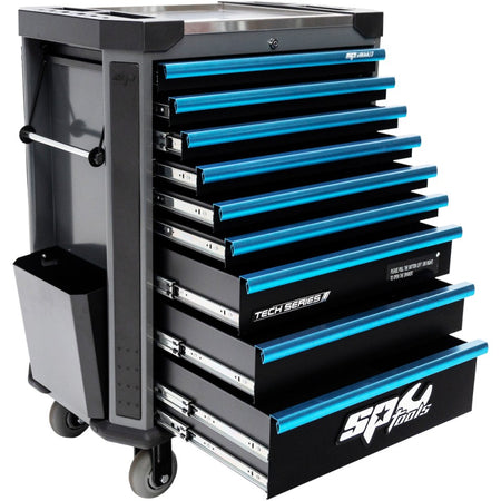 SP Tools Tech Series 374-delige gevulde gereedschapswagen – Blauw, foto 2