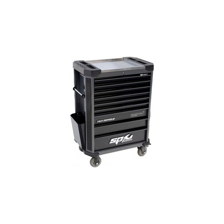 SP Tools Tech Series 374-delige gevulde gereedschapswagen – Zwart