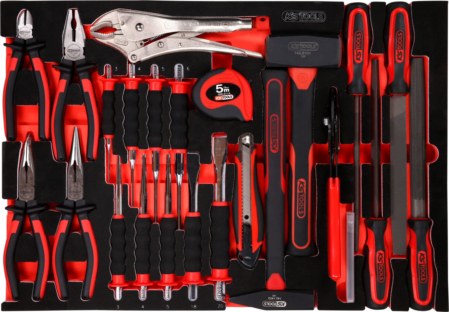 810.6399 | KS TOOLS P10 GEVULDE GEREEDSCHAPSWAGEN 399 DLG