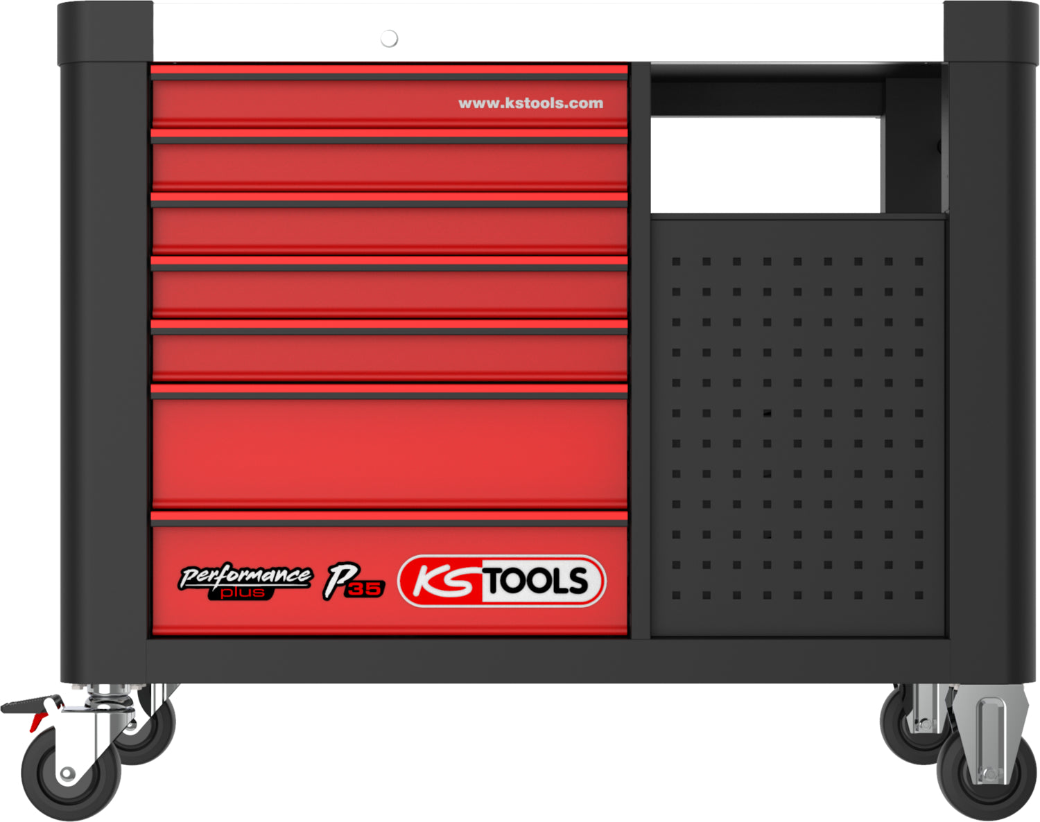 835.5279 | KS TOOLS P35 GEVULDE GEREEDSCHAPSWAGEN 279 DLG