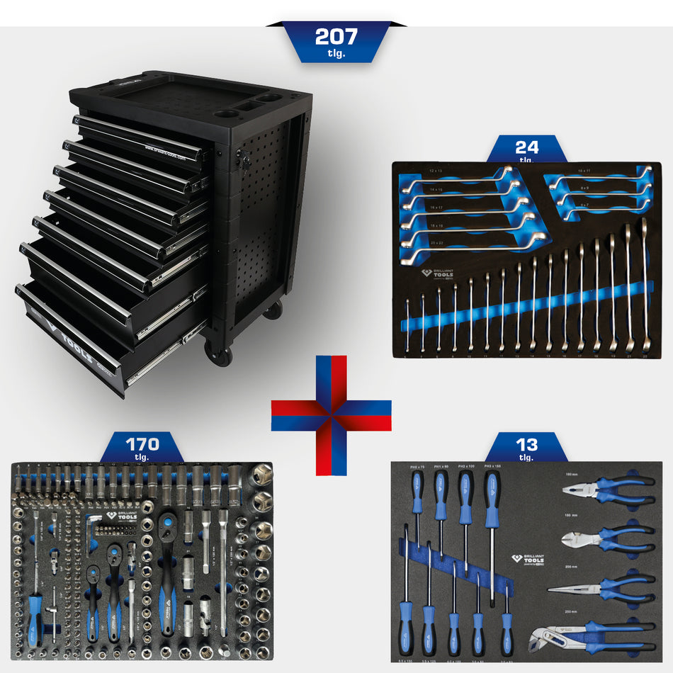 BT153207 | BRILLIANT TOOLS GEREEDSCHAPSWAGEN 207 DLG