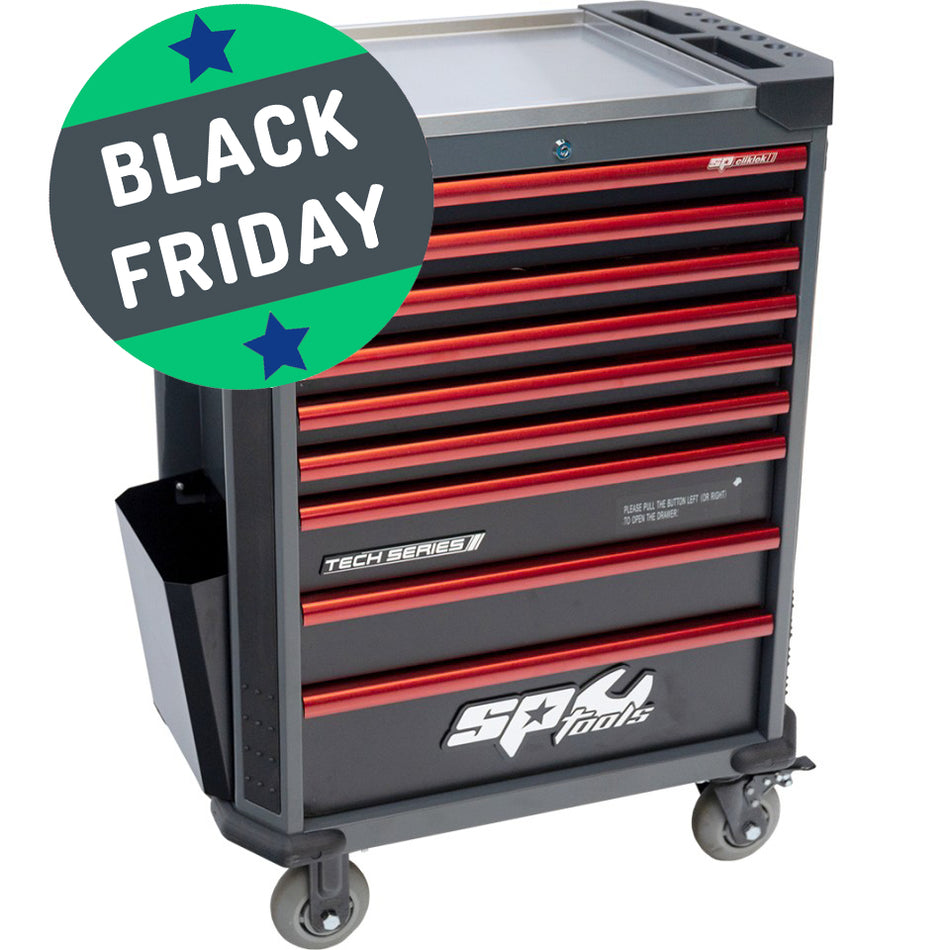 SP TOOLS | TECH SERIES GEVULDE GEREEDSCHAPSWAGEN 366 DLG