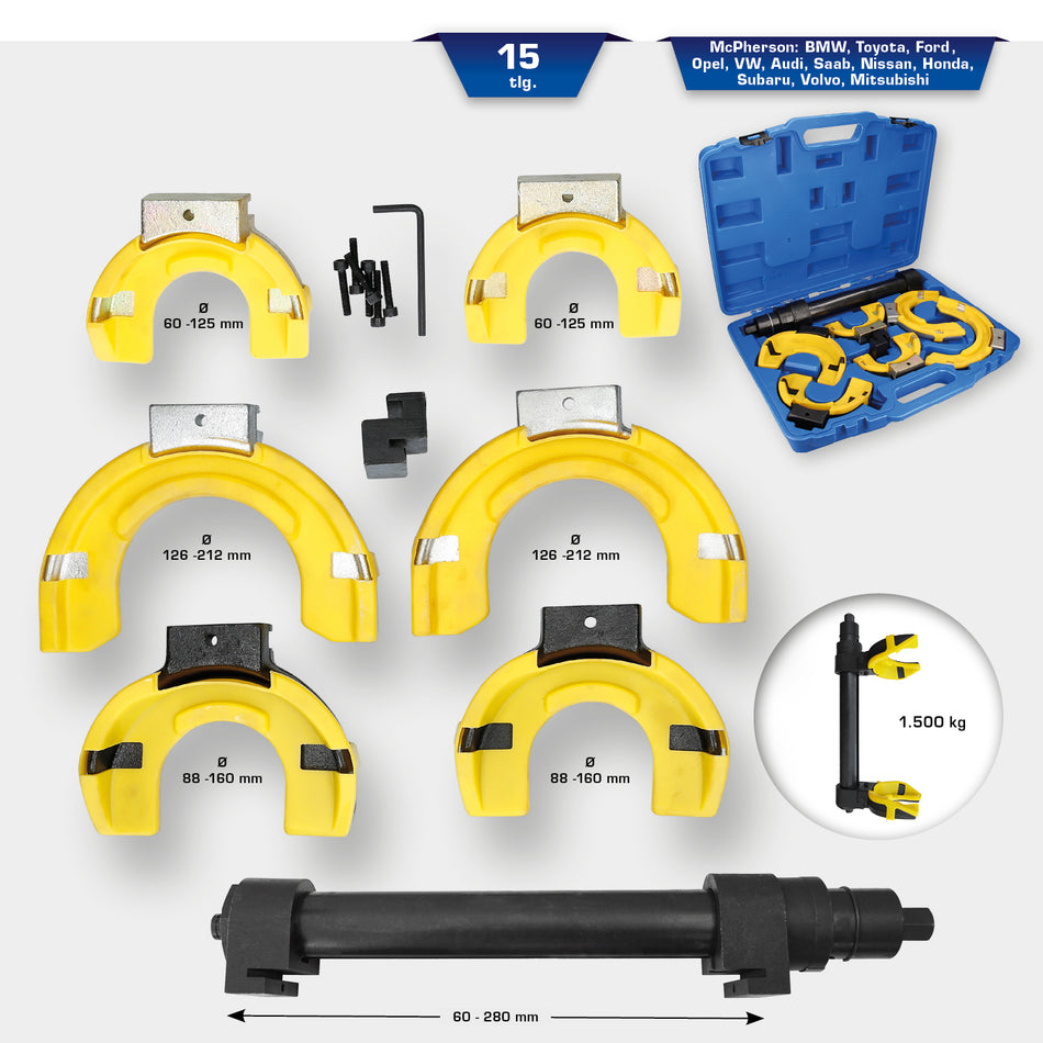 BT651200 | Brilliant Tools veerspannerset 15 dlg
