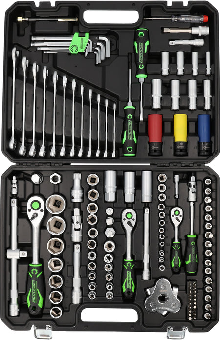 512.0132 | Competition 1/4"+3/8"+1/2" dopsleutelset, 132 dlg