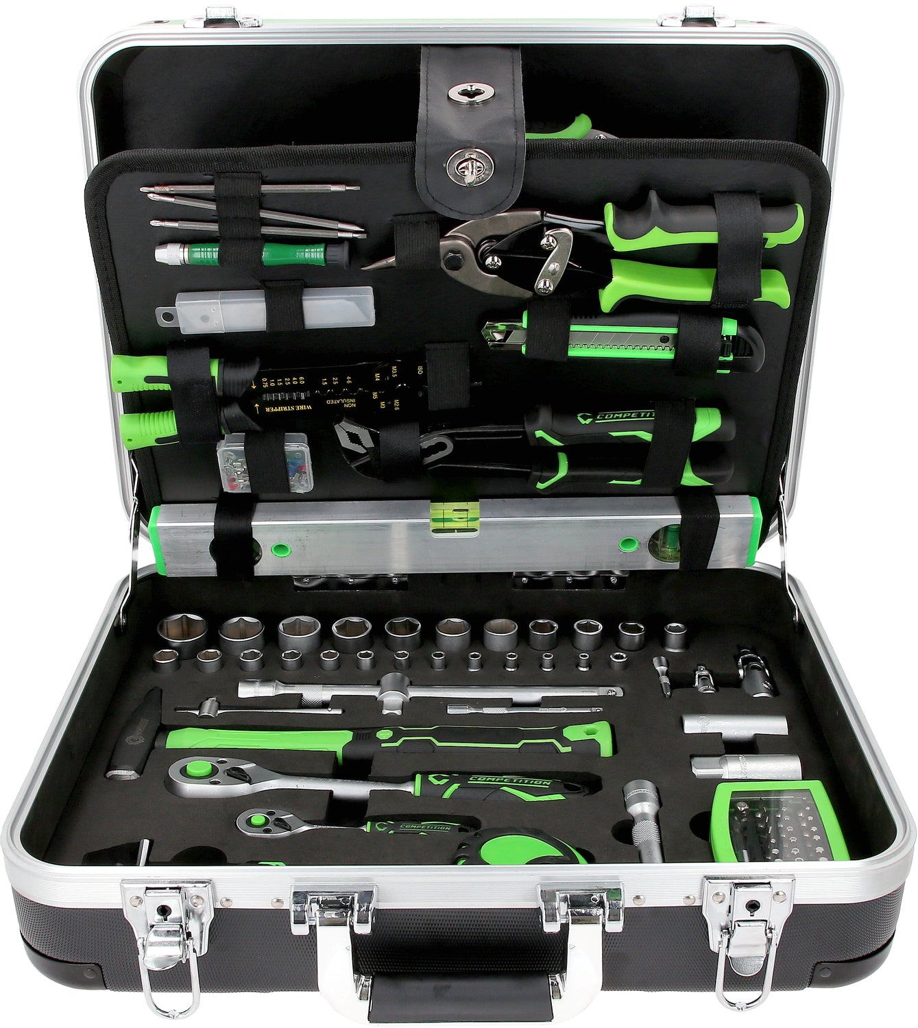512.0145 | Competition 1/4" + 1/2" Universele-Gereedschapset, 145-dlg