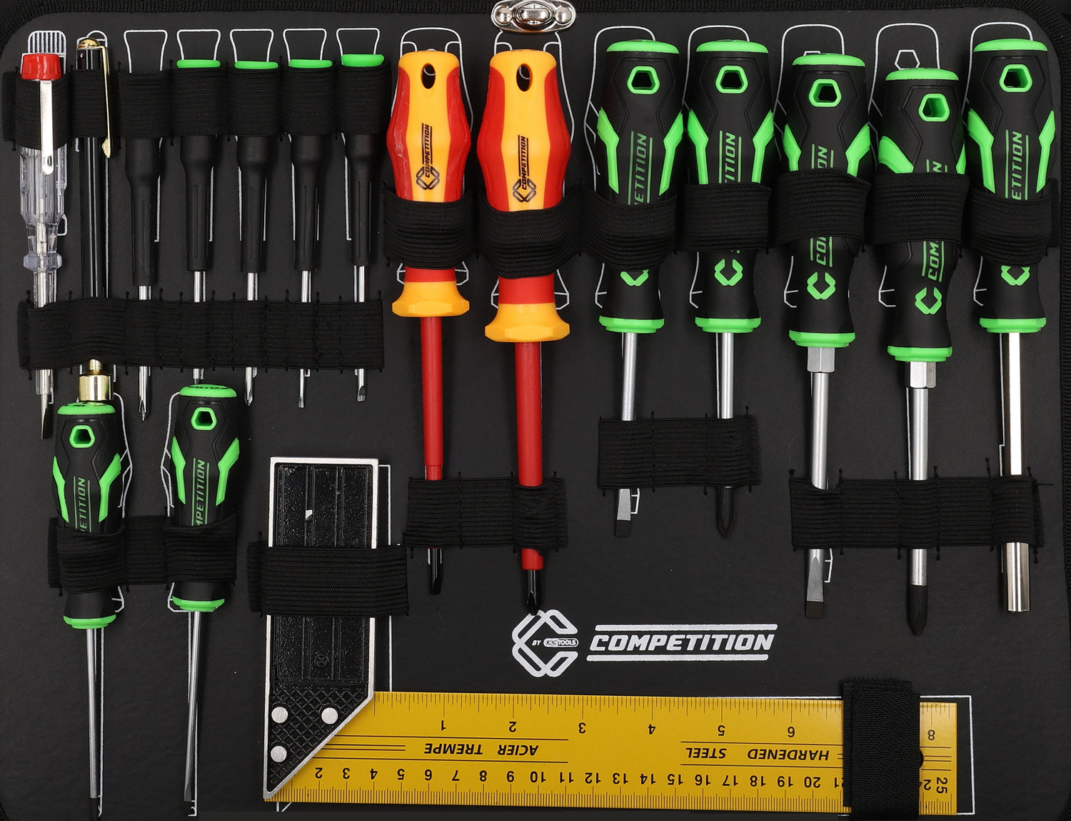 512.0147 | Competition 1/4" + 1/2" Universele-Gereedschapset, 147-dlg
