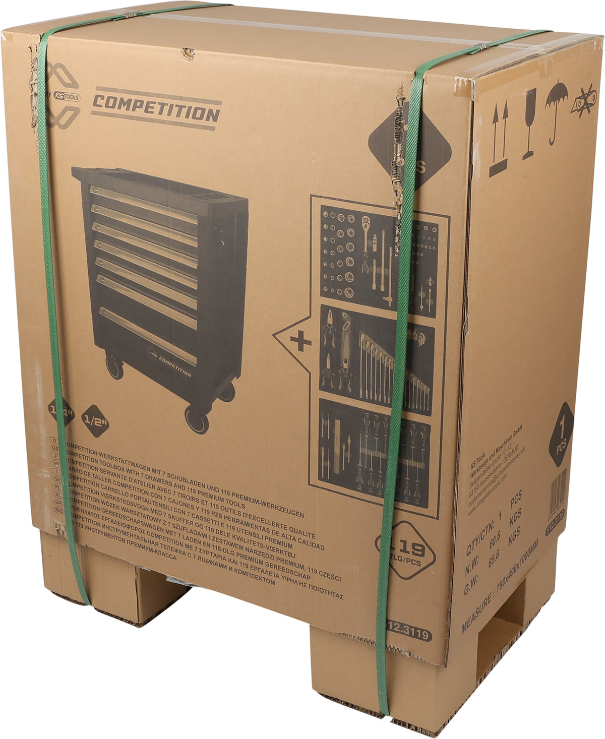 512.3119 | Competition gereedschapswagen palletdoos
