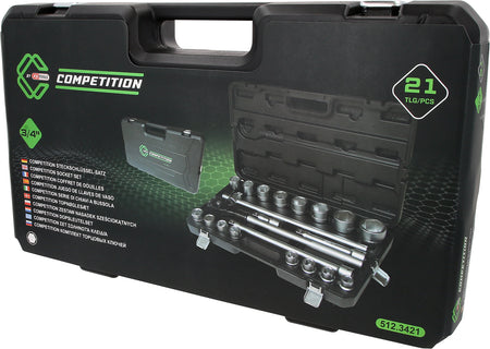 512.3421 | Competition 3/4" Dopsleutelset, 21-dlg