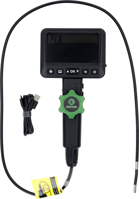512.4600 | Competition HD-videoscoopset met Ø 6,0 mm, 180° en 0° HD-frontcamera-sonde, flexibele PVC-huls