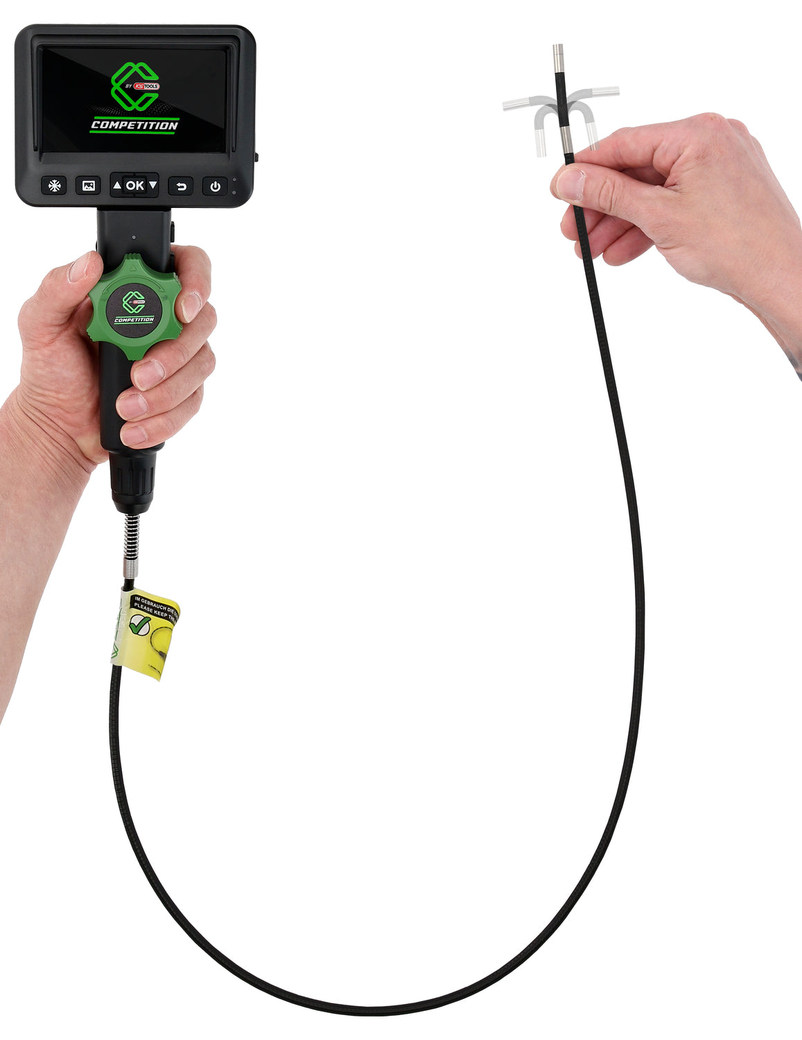 512.4600 | Competition HD-videoscoopset met Ø 6,0 mm, 180° en 0° HD-frontcamera-sonde, flexibele PVC-huls