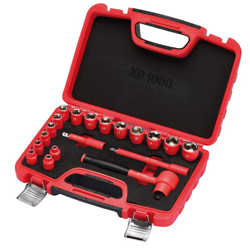 D16306 | Draper Tools VDE 3/8" doppenset XP1000 19 dlg