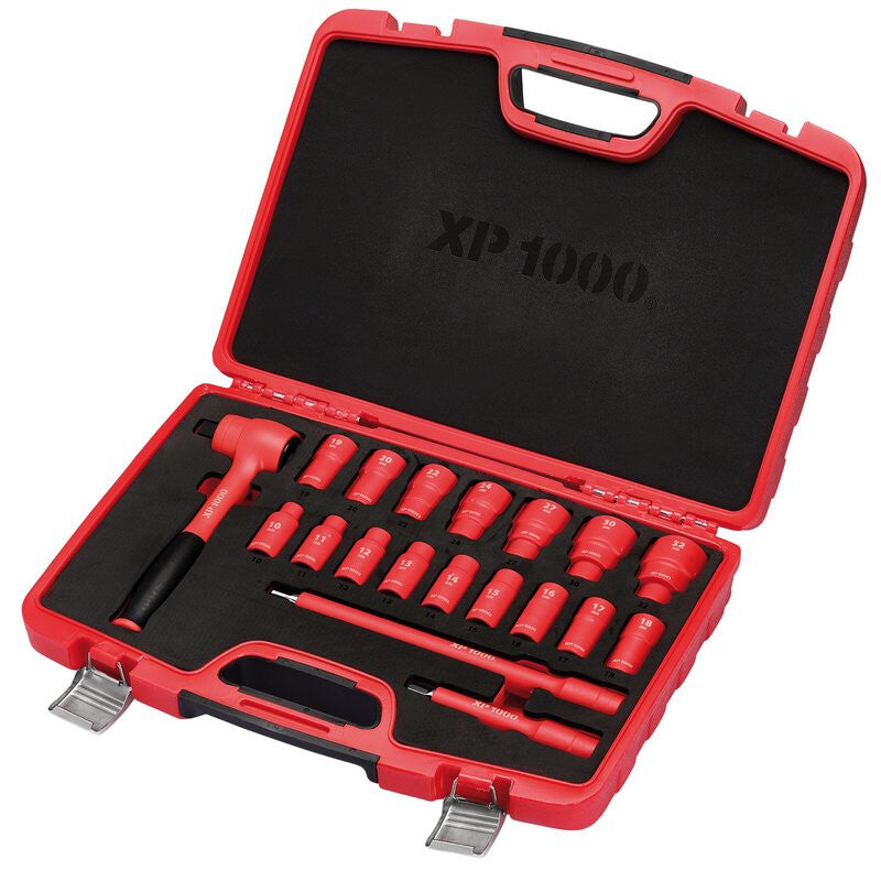 D17671| Draper Tools VDE 1/2" doppenset XP1000 19 dlg