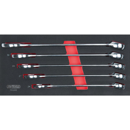 KS Tools RACING 855.7158 rode gereedschapswagen met 7 laden en 158 gereedschappen – foto 11
