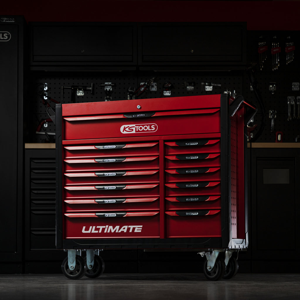 KS Tools ULTIMATE 809.0013 lege rode gereedschapswagen met 13 laden – foto 2