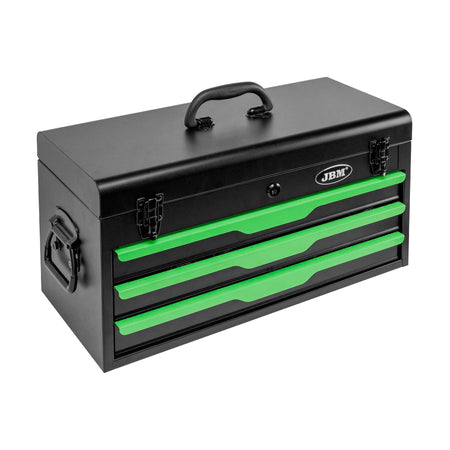 54261 | JBM 143-delige Metalen Gereedschapskist - Verzinkt - Professionele Set