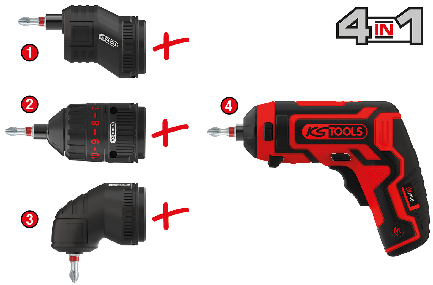 515.6699 | KS Tools adventskalender met mini accuschroefmachineset 31 dlg