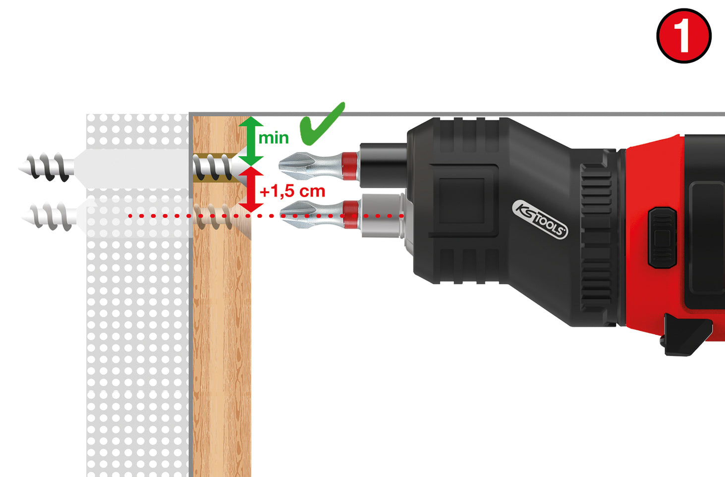 515.6699 | KS Tools adventskalender met mini accuschroefmachineset 31 dlg