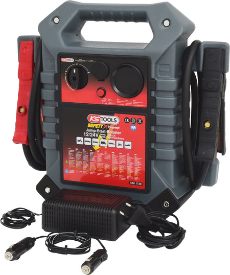 550.1720 | KS Tools 12V/24V Startbooster - mobiele starthulp 1400 A