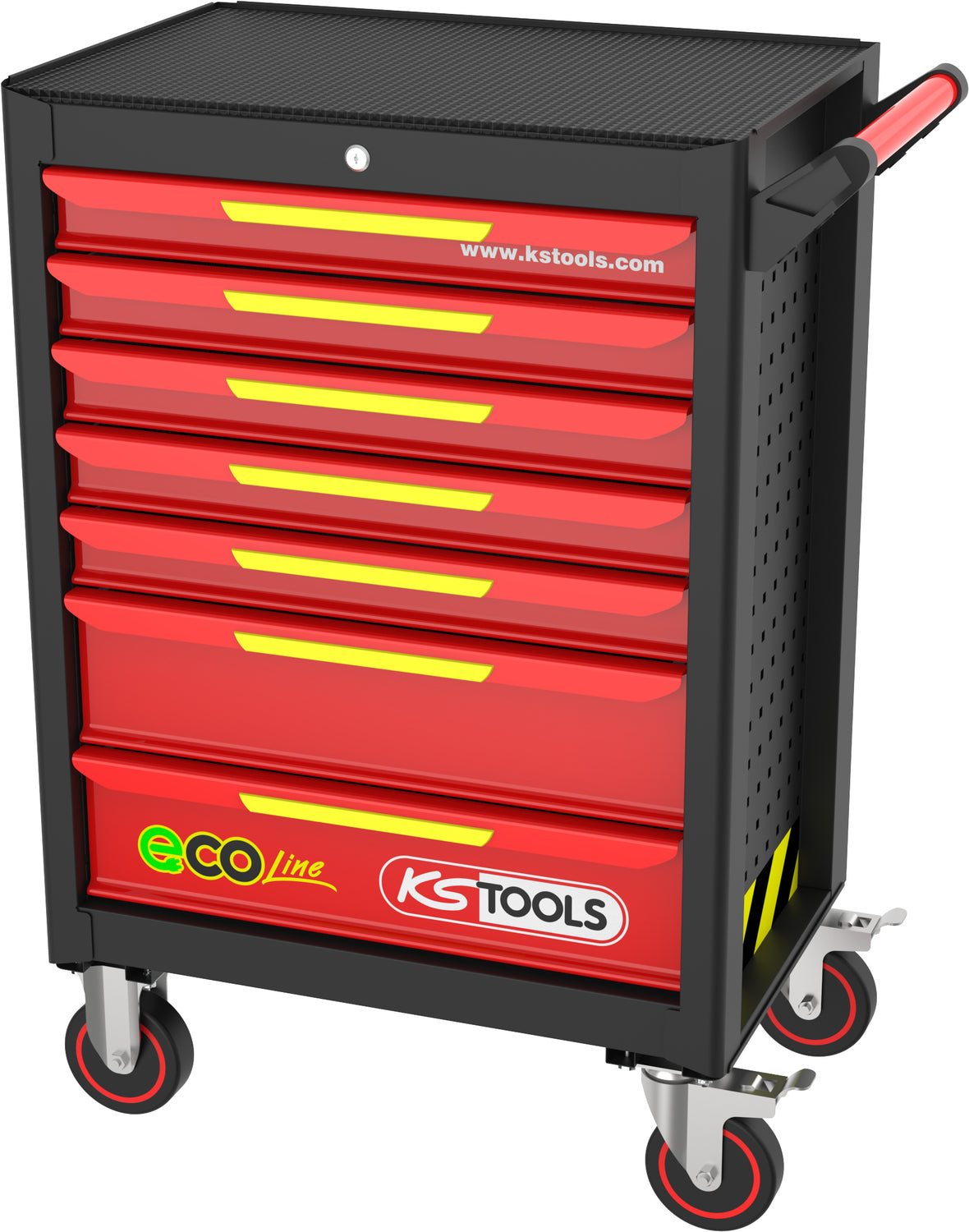 897.1007 | KS TOOLS ECOline EV gereedschapswagen, 7 laden