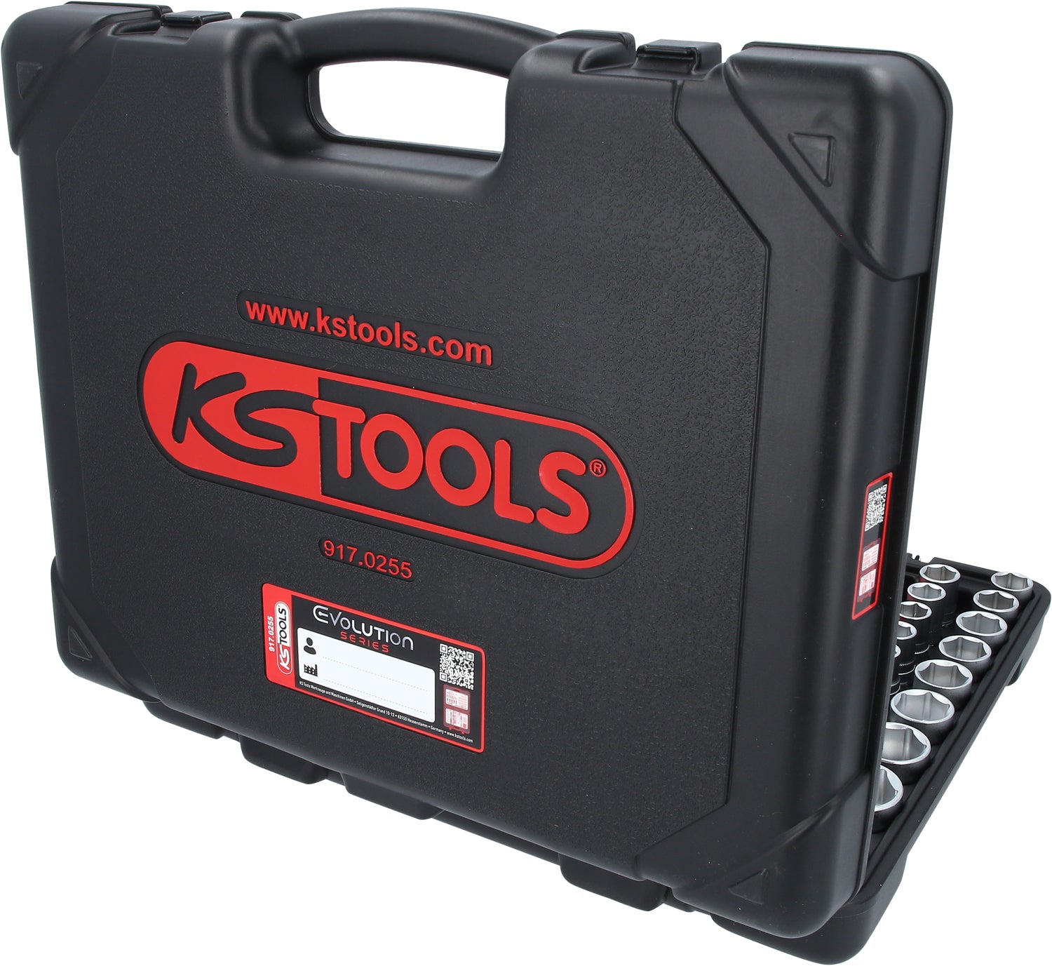 917.0255 | KS TOOLS 1/4" + 3/8" + 1/2" DOPSLEUTELSET 255 DLG