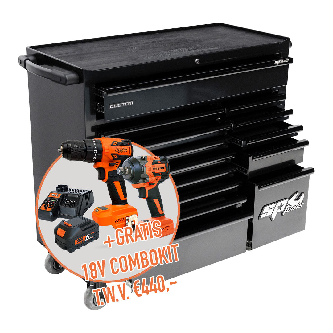 SP TOOLS | CUSTOM SERIES GEVULDE GEREEDSCHAPSWAGEN 387 DLG