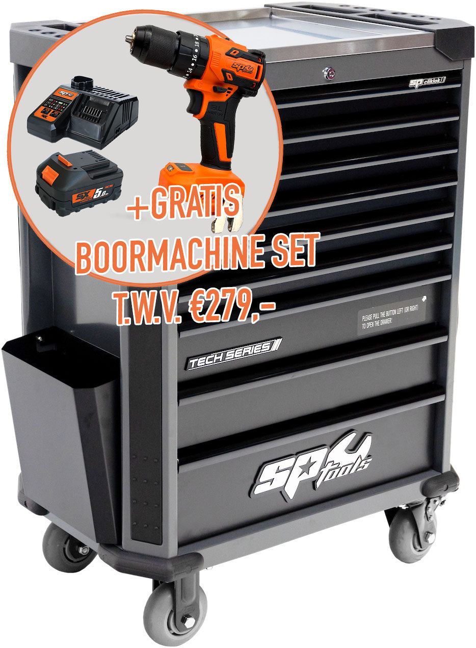 SP TOOLS | TECH SERIES GEVULDE GEREEDSCHAPSWAGEN 366 DLG