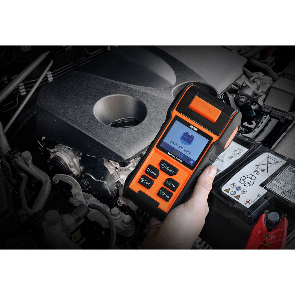 SP61066 | SP Tools 6V/12V/24V Digitale accutester met geïntegreerde printer