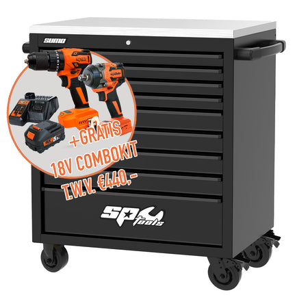 SPEY003 | SP TOOLS USA SUMO SERIES GEREEDSCHAPSWAGEN 9 LADEN