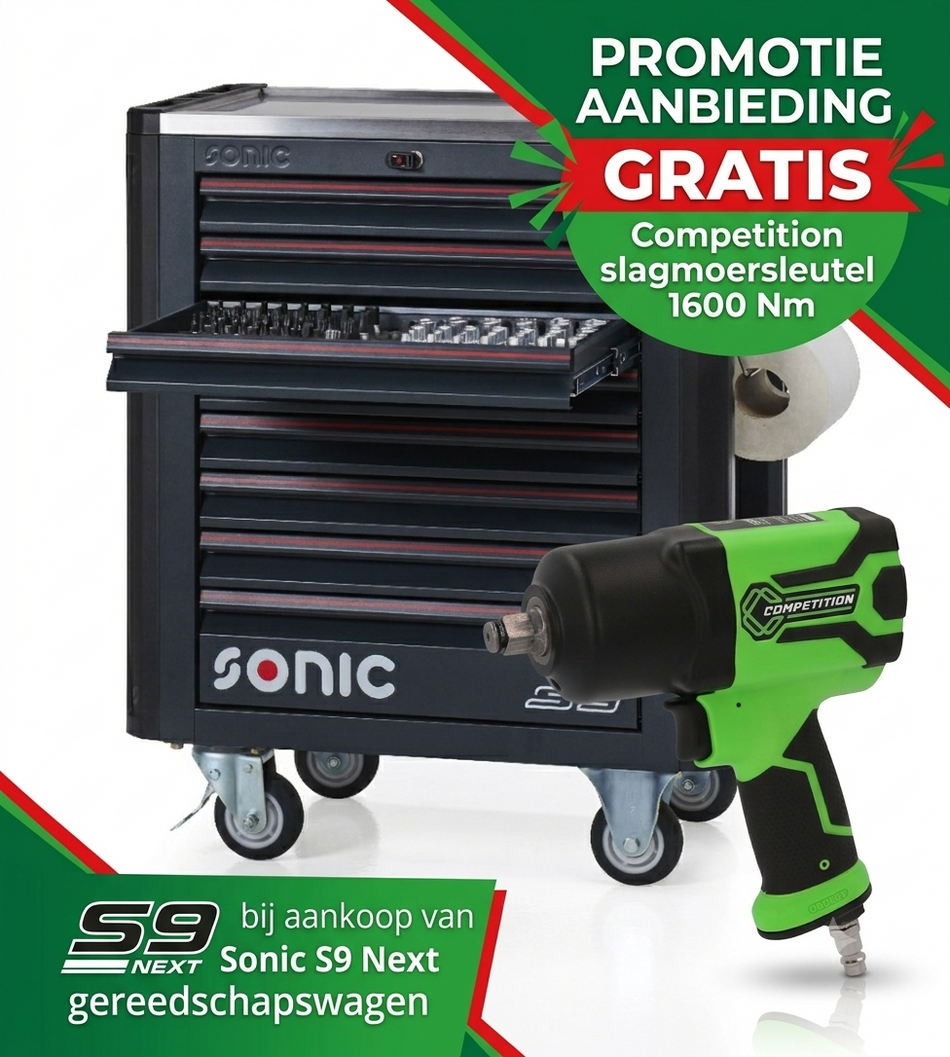 736377 | SONIC NEXT S9 GEVULDE GEREEDSCHAPSWAGEN 363 DLG