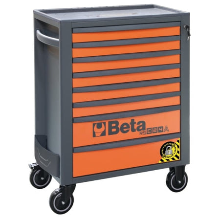 Beta 2400 RSC24A/8-VIL gevulde gereedschapswagen in oranje met 411 gereedschappen