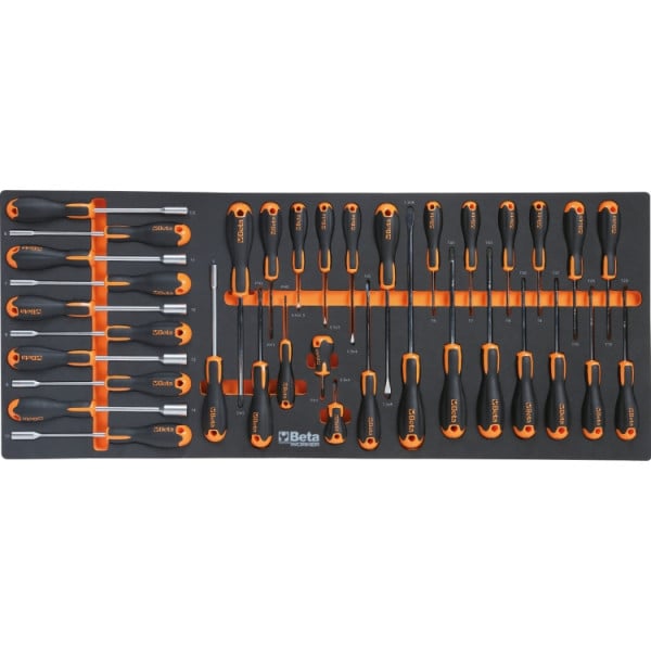 Inlay met schroevendraaiers uit de Beta BW 2400 RSC24AXXL