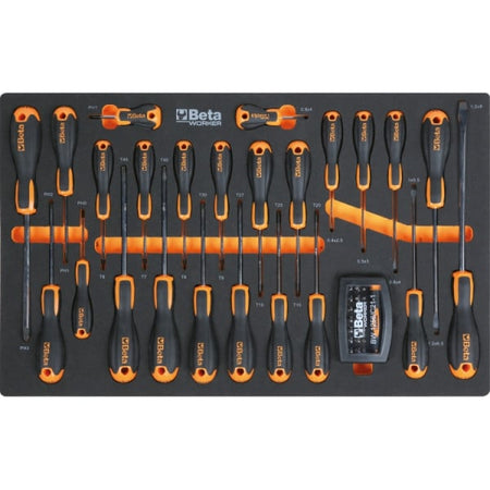 Inlay met schroevendraaiers uit de Beta BW 2400S 7/E-M