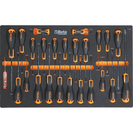 Inlay met schroevendraaiers uit de Beta BW 2400S 8/E-L