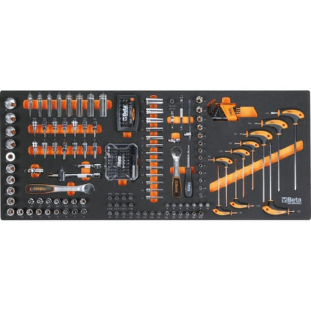 Inlay met doppen en ratels uit de Beta BW 2400S XL9/E-XXL