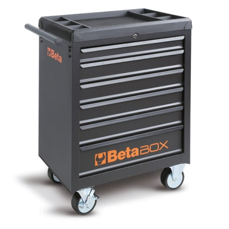 Beta BW C04BOX-A VU gevulde gereedschapswagen in antraciet met 196 gereedschappen
