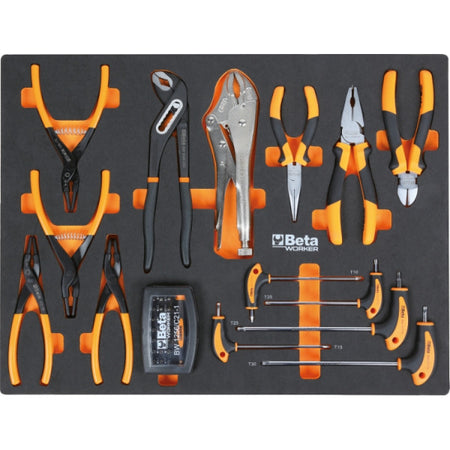 Beta C45PRO 2.0 X/268UT werkplaatsinrichting met 268-delige gereedschapsset, rvs werkblad – afbeelding 4