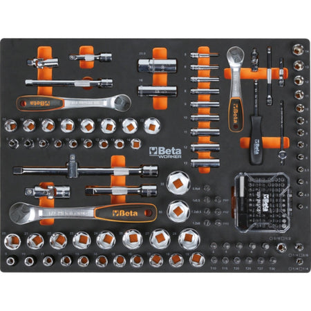 Beta C45PRO 2.0 X/268UT werkplaatsinrichting met 268-delige gereedschapsset, rvs werkblad – afbeelding 5