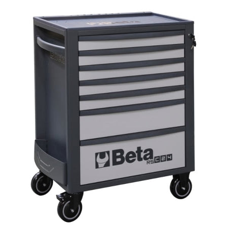 Beta RSC24/7 gereedschapswagen in zilvergrijs/antraciet (RAL 9006-7016), artikelnummer 024004072