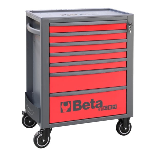 Beta RSC24/7 gereedschapswagen in rood/antraciet (RAL 3000-7016), artikelnummer 024004073