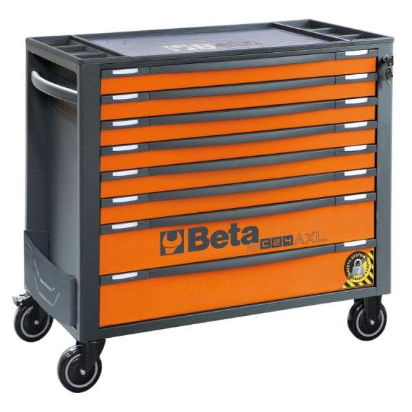 Beta RSC24AXL/8 gereedschapswagen met 8 laden in oranje/antraciet (RAL 2011-7016), artikelnummer 024004281