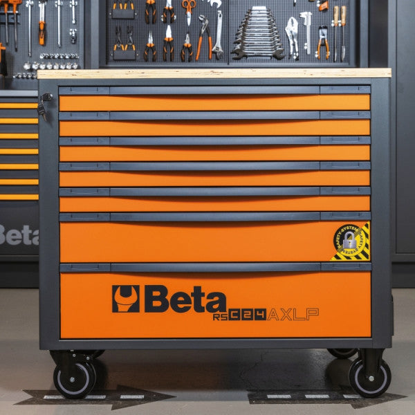 Beta RSC24AXLP/7 in oranje/antraciet voor een gereedschapswand in de werkplaats
