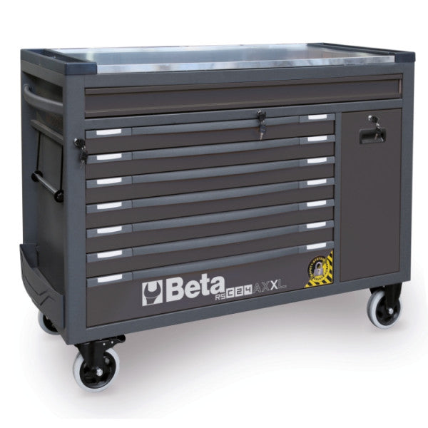Beta RSC24AXXL gereedschapswagen met RVS werkblad in antraciet (RAL 7016), artikelnummer 024004787