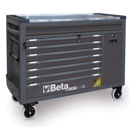 Beta RSC24AXXL gereedschapswagen met RVS werkblad in antraciet (RAL 7016), artikelnummer 024004787