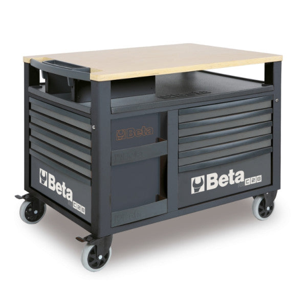 Beta RSC28 SuperTank werkbank met 10 laden in antraciet (RAL 7016), artikelnummer 028003007