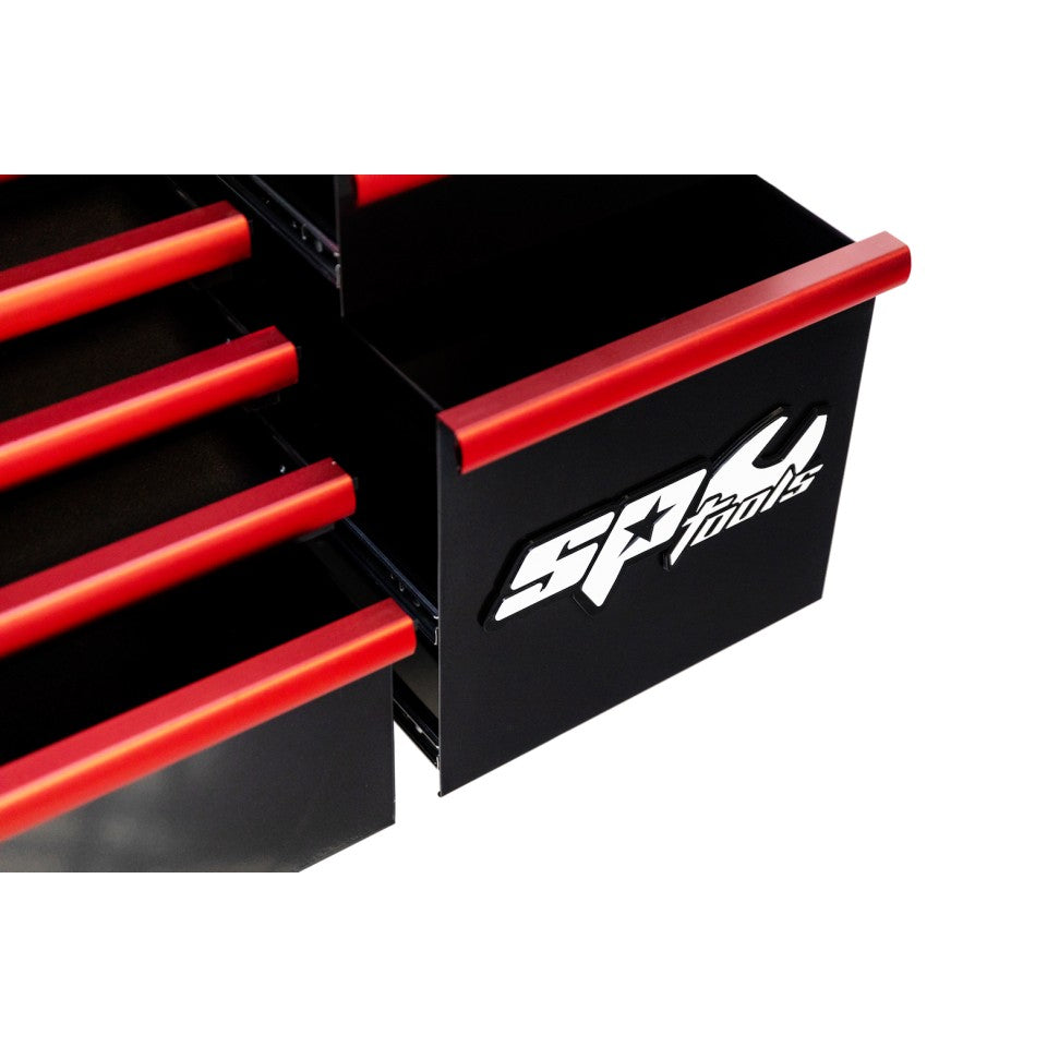 SP Tools Custom Series XL 372-delige gevulde gereedschapswagen – Rood, foto 3