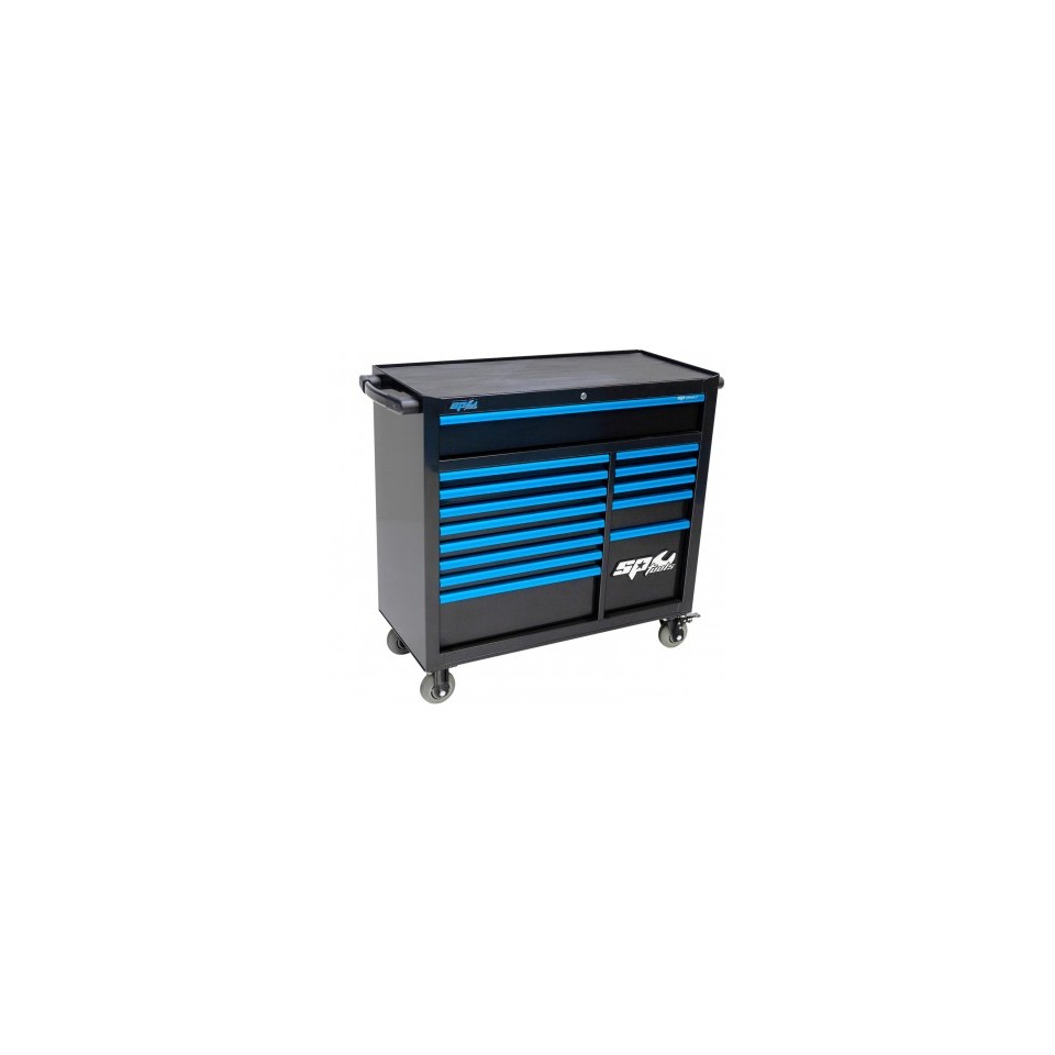 SP Tools Custom Series XL 468-delige gevulde gereedschapswagen – Blauw