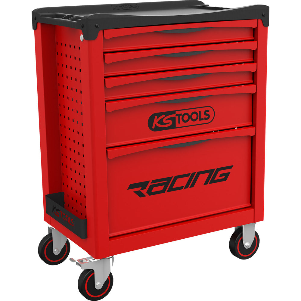 KS Tools RACING 855.5384 rode gereedschapswagen met 5 laden en 384 gereedschappen – foto 3