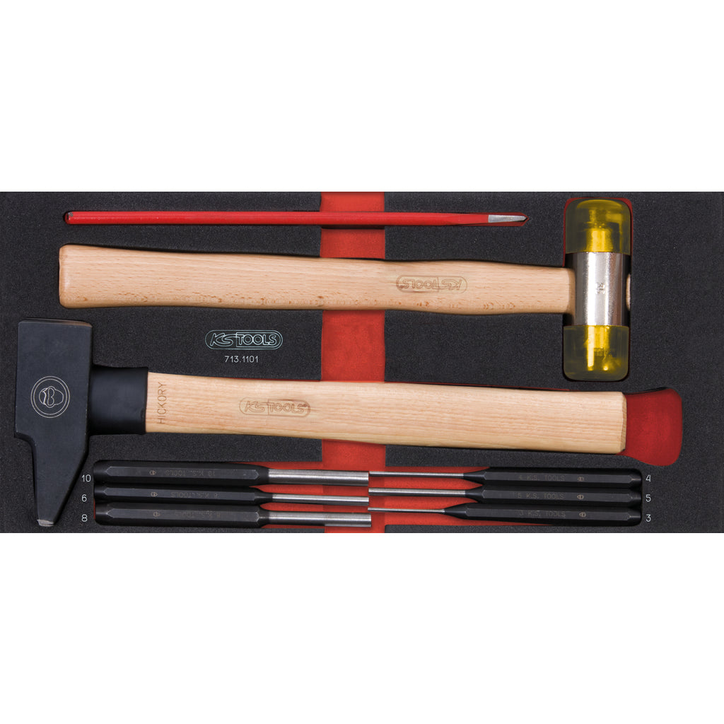 KS Tools RACING 855.7158 rode gereedschapswagen met 7 laden en 158 gereedschappen – foto 14